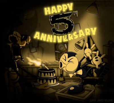 Happy 5th Birthday Bendy!